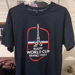 Rugby World Cup 2023 Navy Tee Size Large